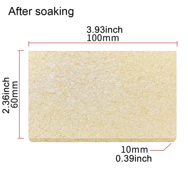 10-Pack High Temp Soldering Iron Cleaning Sponges - Image 7