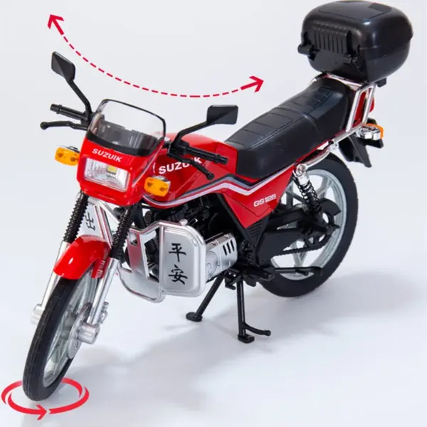 1:12 Suzuki GS125 Diecast Motorcycle Model - Image 5