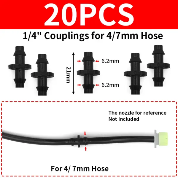 Garden Water Barbed Coupling Connectors Set - Image 7