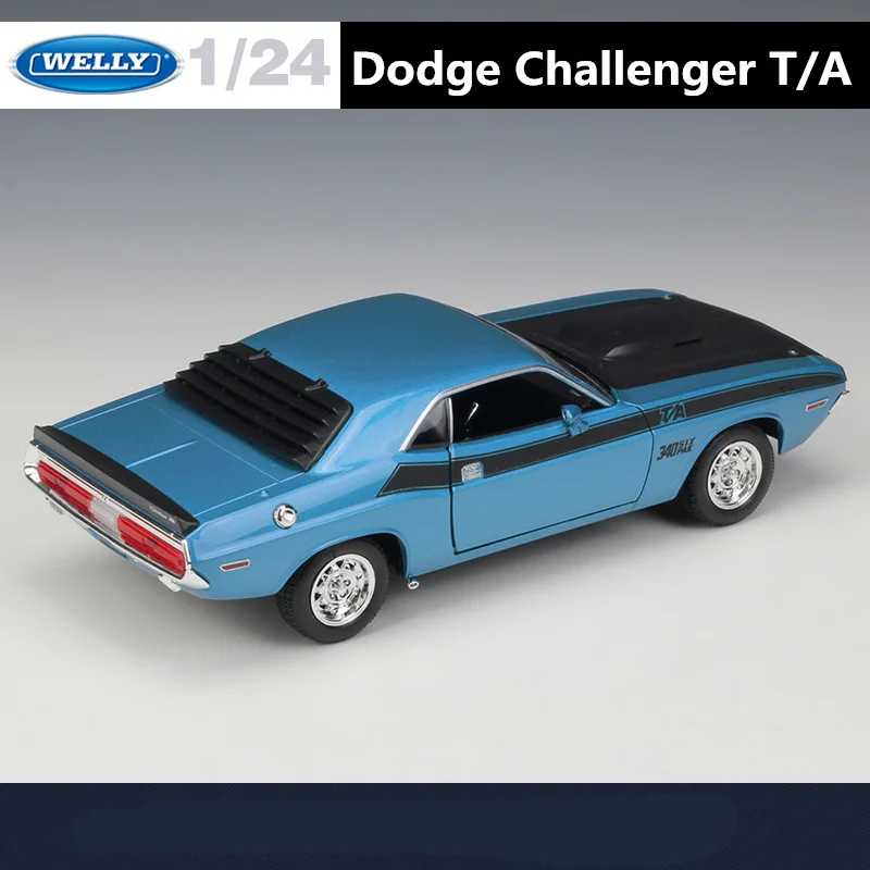 WELLY 1:24 Dodge Challenger T/A Diecast Model 6 WELLY 1:24 Dodge Challenger T/A Diecast Model - Image 6