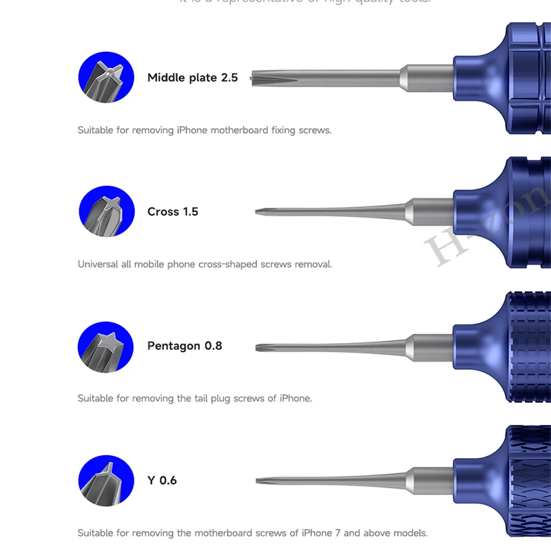 Mechanic Blue Armor 4in1 Screwdriver Set 3 Mechanic Blue Armor 4in1 Screwdriver Set - Image 3