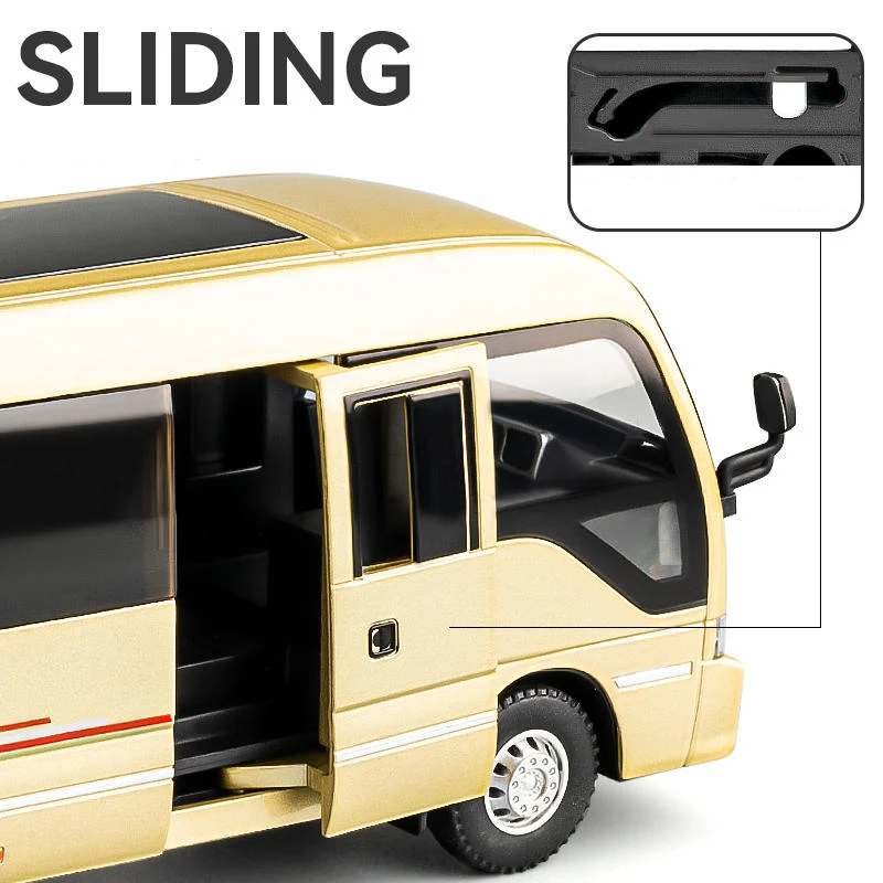 1:32 Alloy Model Luxury Bus Diecast Vehicle 5 1:32 Alloy Model Luxury Bus Diecast Vehicle - Image 5