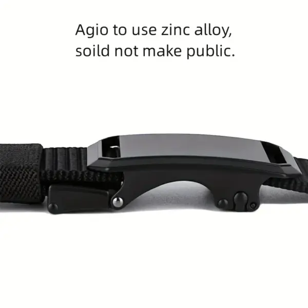 Canvas Tactical Buckle Belt for Men - Image 6