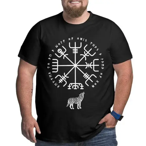 Vegvisir Runes Navigator T-Shirt for Men - Image 9