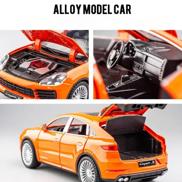 1:24 Cayenne S SUV Diecast Model with Sound - Image 2