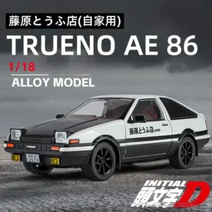 1/18 Toyota AE86 TRUENO Diecast Car Model 9 Se6a7af295b244ac784463f23d0695c54P