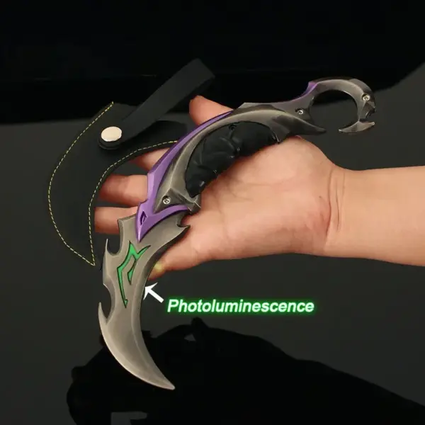 Valorant Luminous Reaver Karambit Replica 22cm - Image 8