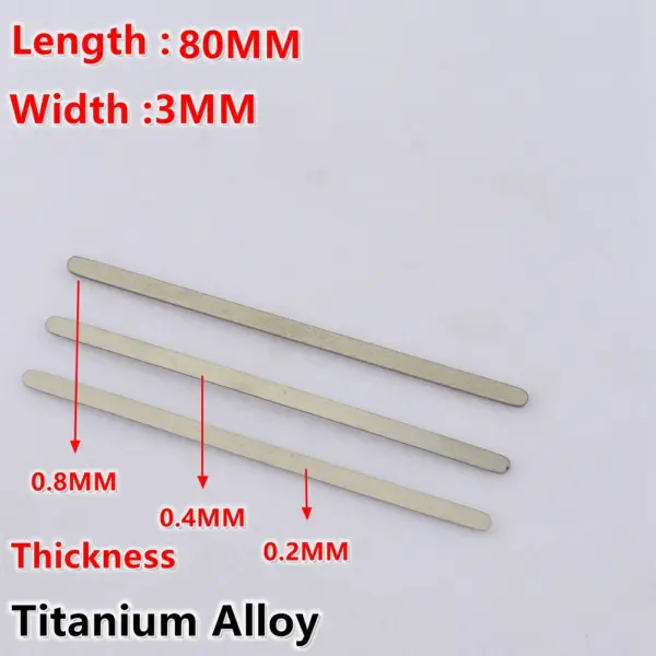 Titanium Alloy Acoustic Guitar Nut Spacer Set - Image 10