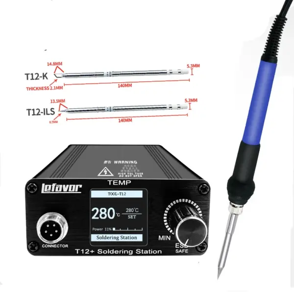 T12 75W Digital Soldering Iron Station - Image 11