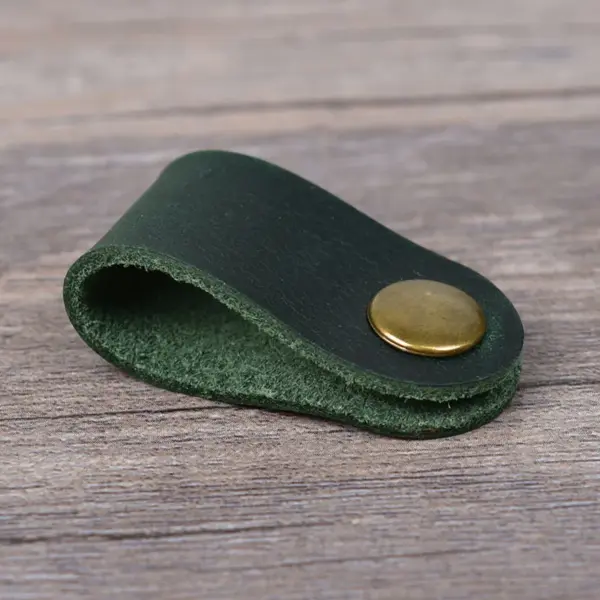 Genuine Leather Earphone Cable Winder Organizer - Image 3