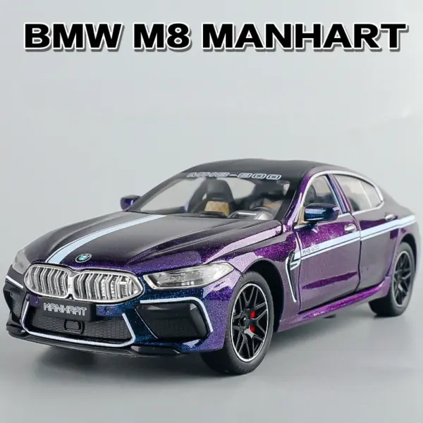 1:24 BMW M8 Supercar Alloy Model Car - Image 2