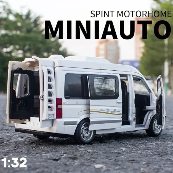 1:32 Mercedes Benz Sprinter Diecast Model Car - Image 3
