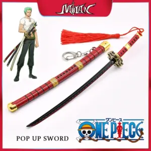 22cm Sandai Kitetsu Zoro Sword Model
