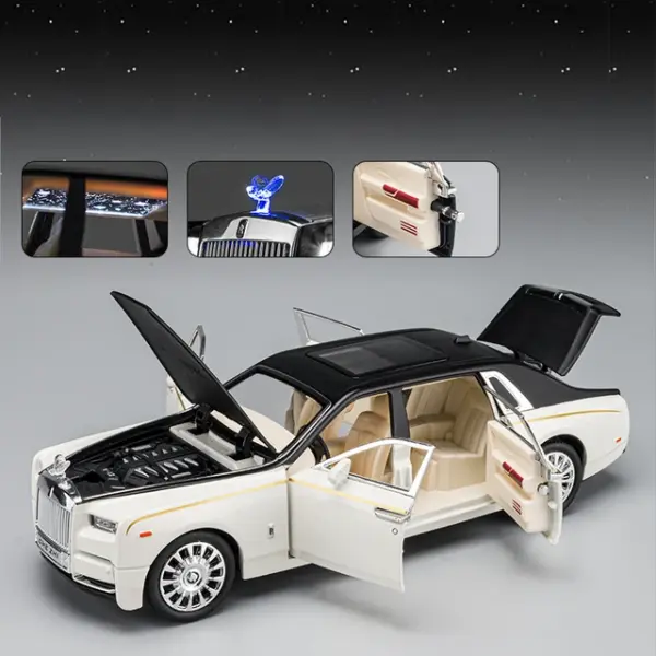 1:24 Rolls Royce Phantom Diecast Model Car - Image 7
