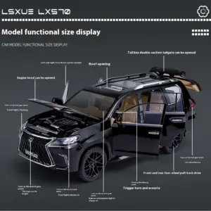 1:18 Lexus LX570 Diecast SUV Model Car 11 Se79db49a9e9f430984481a67be3fbc72M