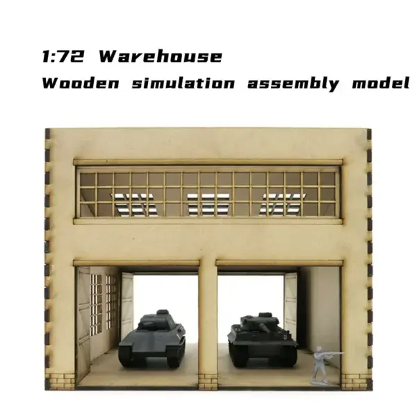 72 Scale WWII Tank Model Assembly Set - Image 5