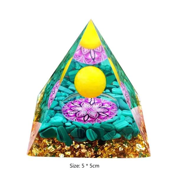 5cm Natural Stone Orgonite Pyramid Crystal - Image 33