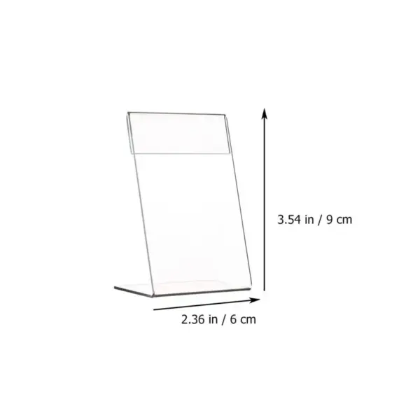 9-Piece Acrylic L-Shaped Display Stands - Image 6