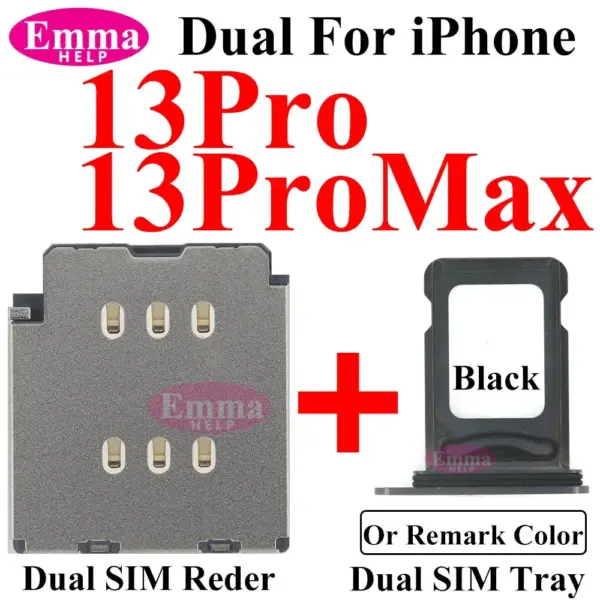EmmaHelp Dual SIM Card Reader Flex Cable for iPhone 11-15 Pro Max - Image 16