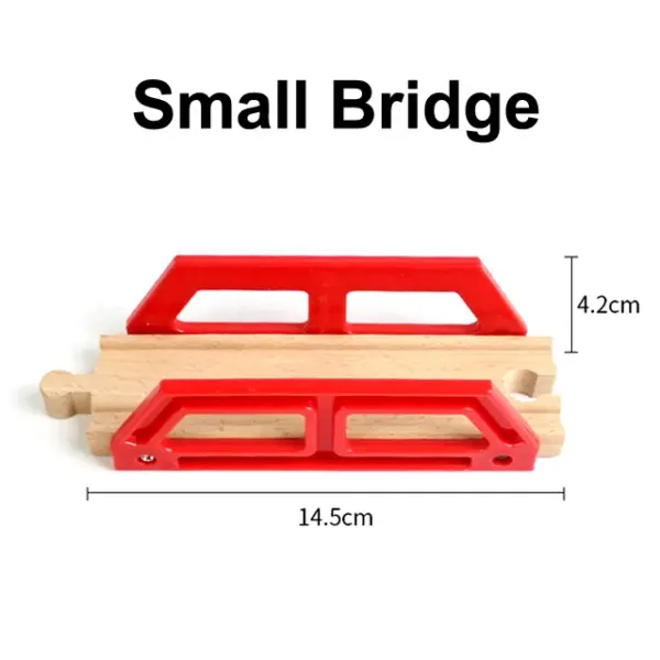 Wooden Train Track Accessories for Railway Fun - Image 40