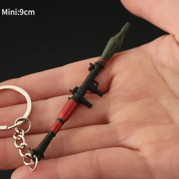 PUBG Mini Gun Metal Keychain RPG 98K AWM - Image 3