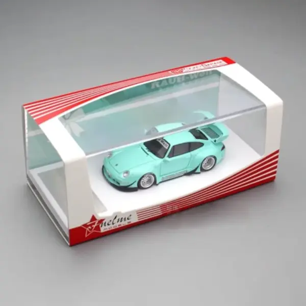 Resin RWB 993 911 ARMY GIRL 1:64 Model Car - Image 8