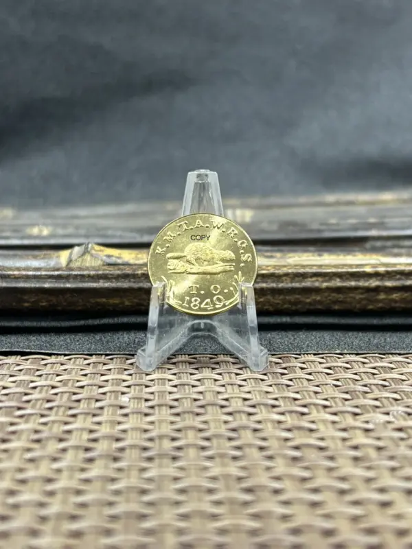 1849 Oregon Exchange Commemorative Coin Replica - Image 3