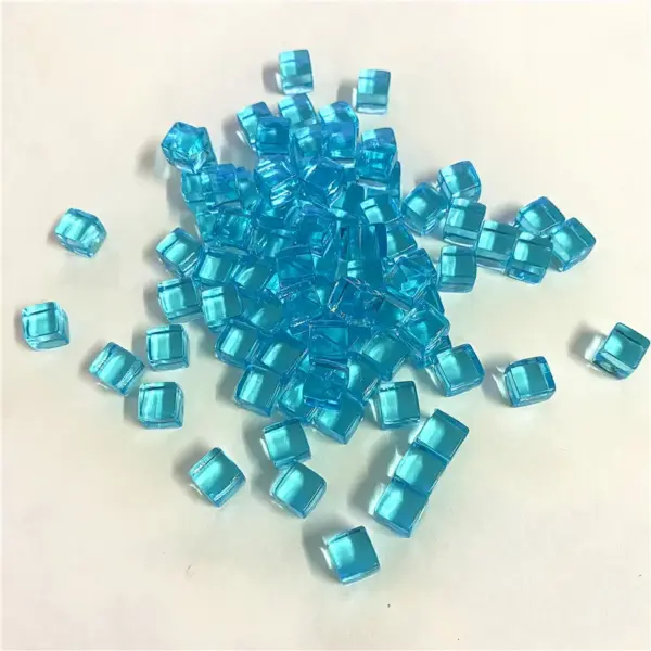 100 Pcs Clear 8mm Acrylic Square Dice Set - Image 9