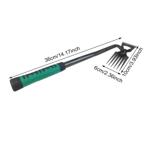 Manganese Steel Hand Weeder Tool - 5/6/11 Tines - Image 7