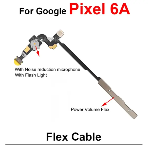 Power Volume Buttons Flex Cable for Pixel 6A 7A - Image 4