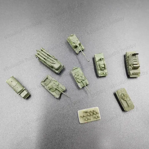 1Set 1/350 Scale T-90 Tank Model Collection - Image 3