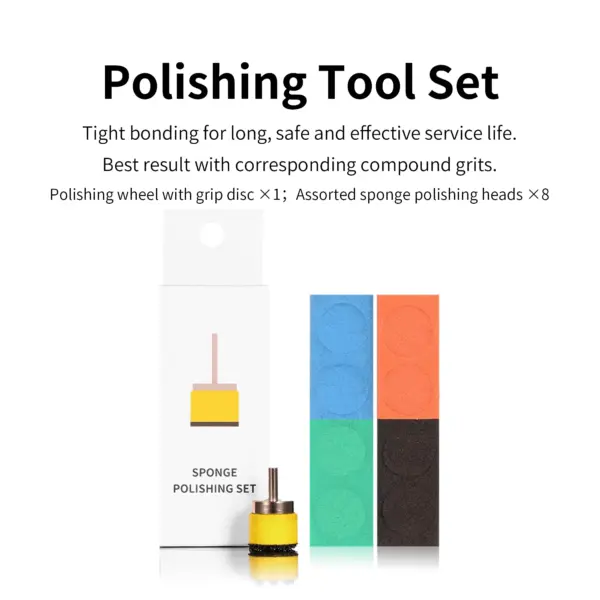 Sponge Polishing Pad Tool Set for Models - Image 2