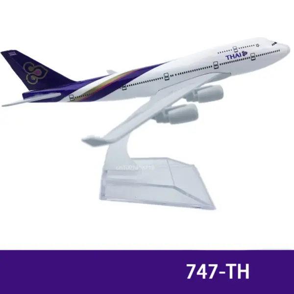 Diecast Boeing 747 777 Airplane Model 15cm - Image 17