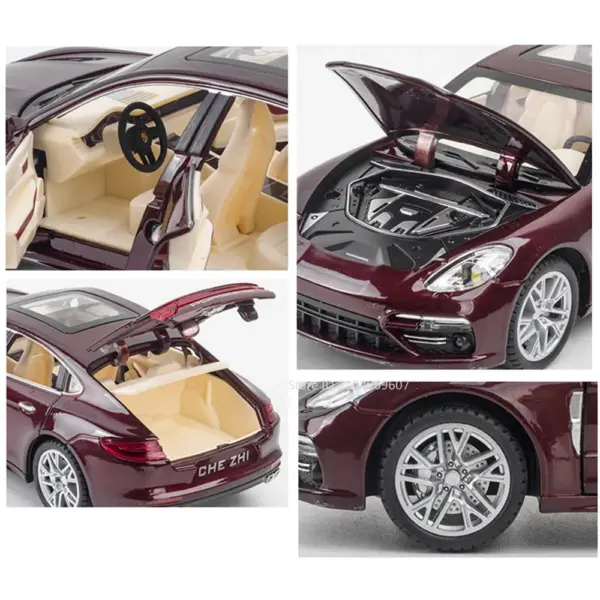 1:24 Scale Panamera Sports Car Model - Image 3
