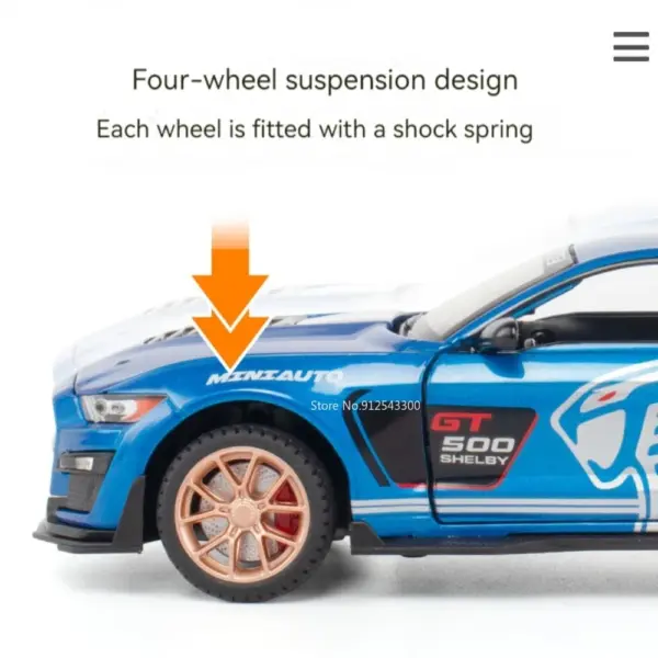 1/24 Scale Mustang Shelby GT500 Model Car - Image 6