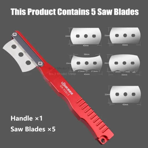 Light Alloy Hand Saw for Model Building - Image 7