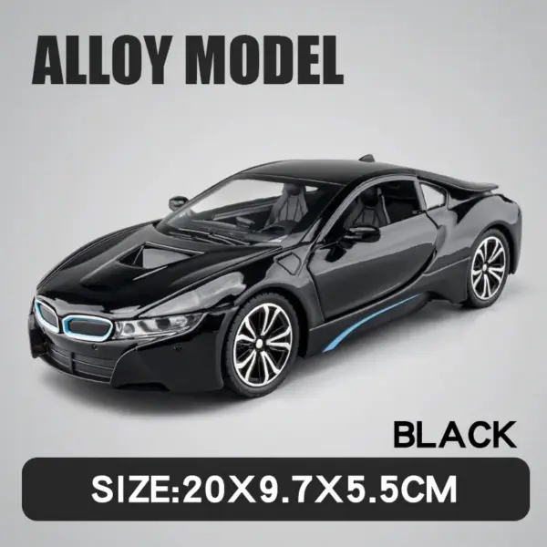 BMW I8 1:24 Alloy Diecast Model Car - Image 8