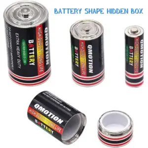Secret Hidden Storage Dry Cell Diversion Safe
