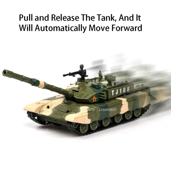 1:32 Scale ZTZ-99 Diecast Military Tank Model - Image 5