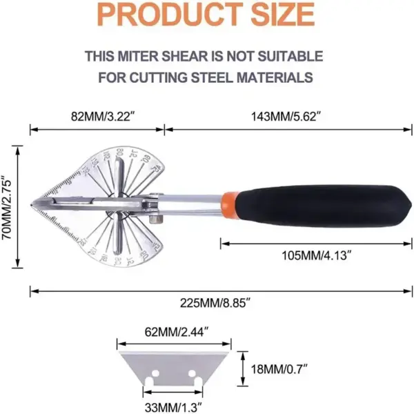 Adjustable Multi-Angle Miter Shear Cutter - Image 5