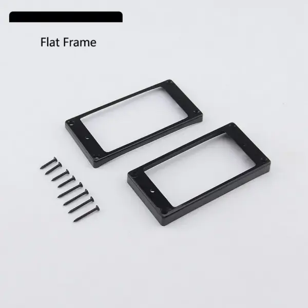 Humbucker Pickup Mounting Frames Set Ivory Black - Image 10