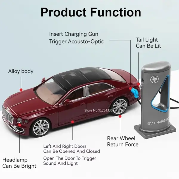 1/38 Bentley Flying Spur Alloy Model Car - Image 2