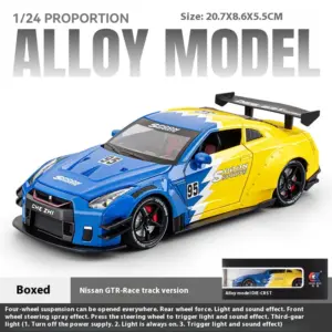 Nissan GTR R35 1:24 Diecast Model Car 19 Se9d0f28b045947ae843faf93b3e4cd4dD