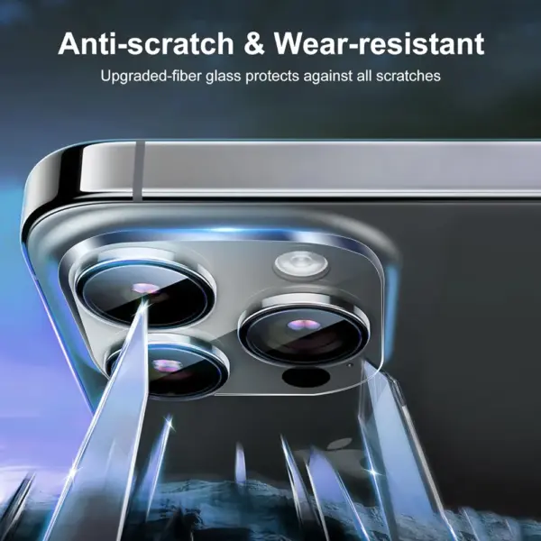 3PCS Full Cover Camera Lens Protector for iPhone - Image 3