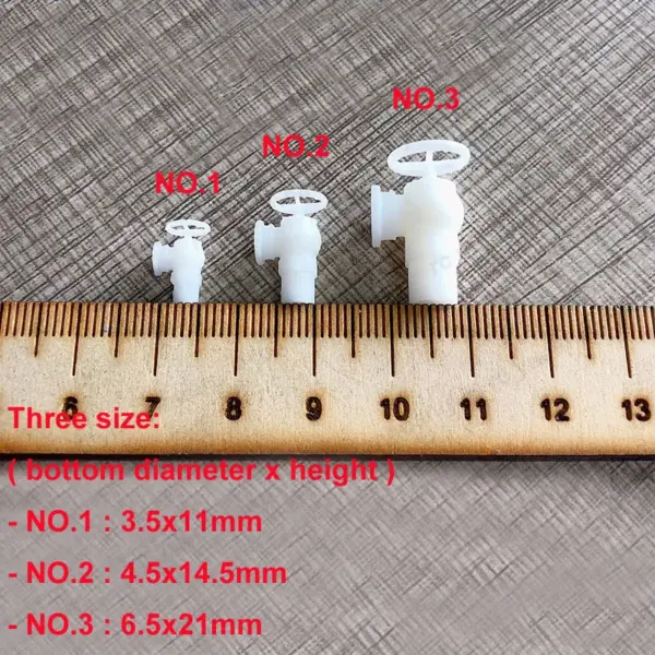 10PCS Resin Fire Hydrant Models for RC Boats - Image 2
