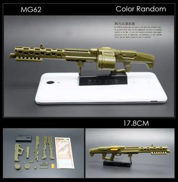 1:6 Scale AK74 Sniper Rifle and HK416 Model - Image 5