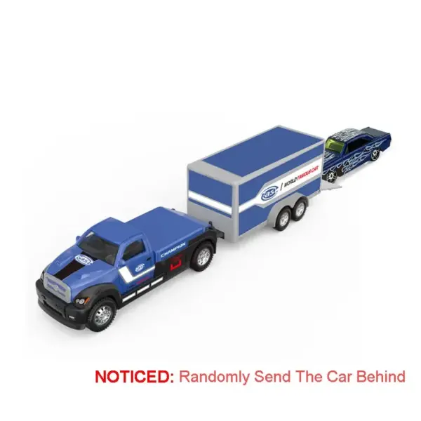 1:64 Diecast Alloy Trailer Model Toy Car - Image 17