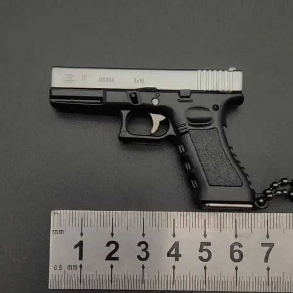 1:3 Scale G17 Metal Keychain Toy Gun - Image 6