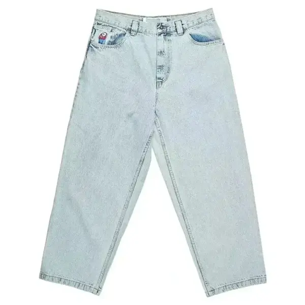 Baggy Cartoon Embroidered Hip Hop Jeans - Image 7
