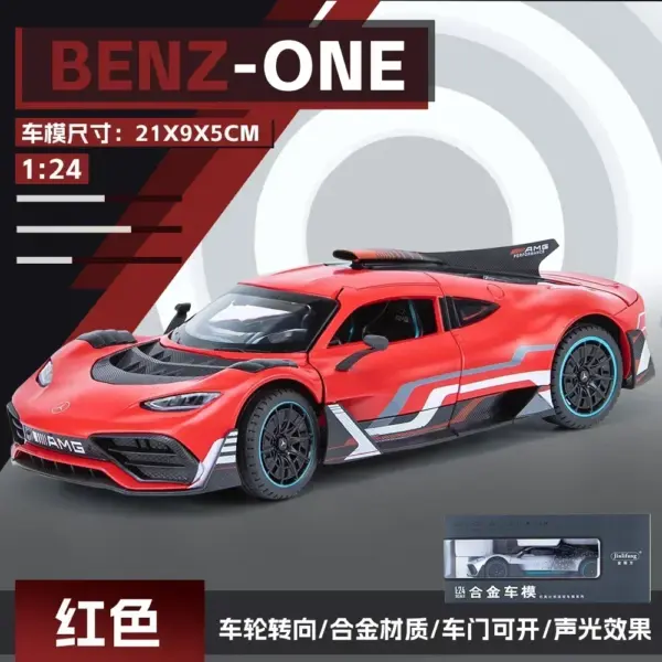 1:24 Mercedes Benz ONE Diecast Model Car - Image 9